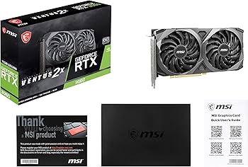Amazon | MSI GeForce RTX 3060 VENTUS 2X 12G OC Gaming Graphics