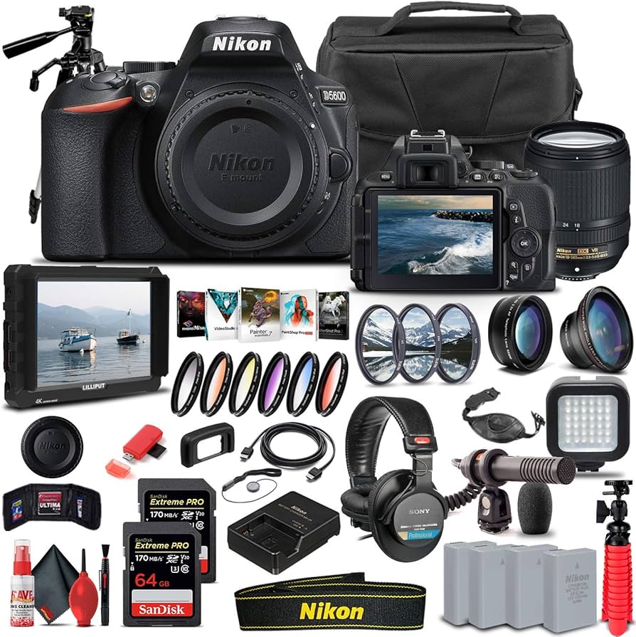 Amazon.com : Nikon D5600 DSLR Camera with 18-140mm Lens (1577) +