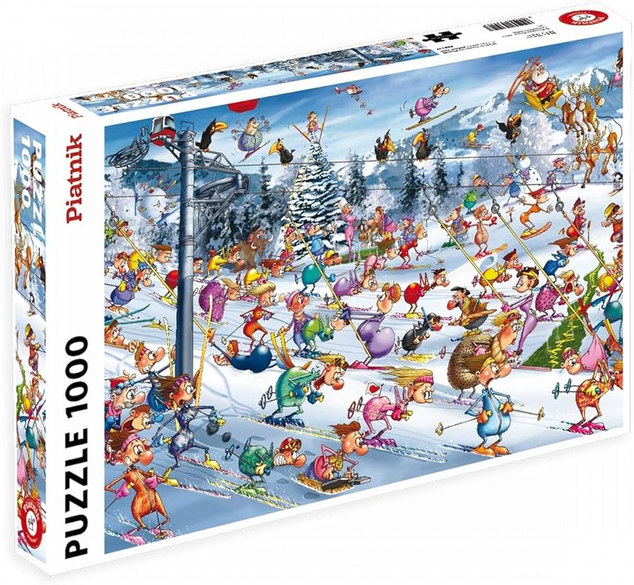 Amazon.com: Piatnik 00 5351 Ruyer Skiing Puzzle : Toys & Games