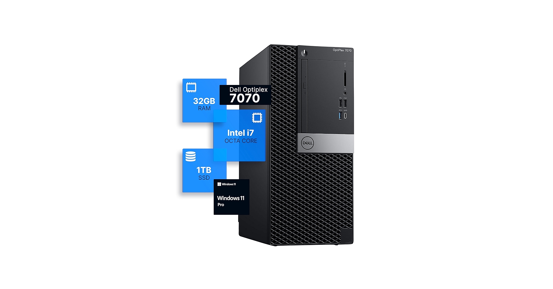 Amazon.com: Dell Optiplex 7070 Tower Desktop Computer | Intel i7