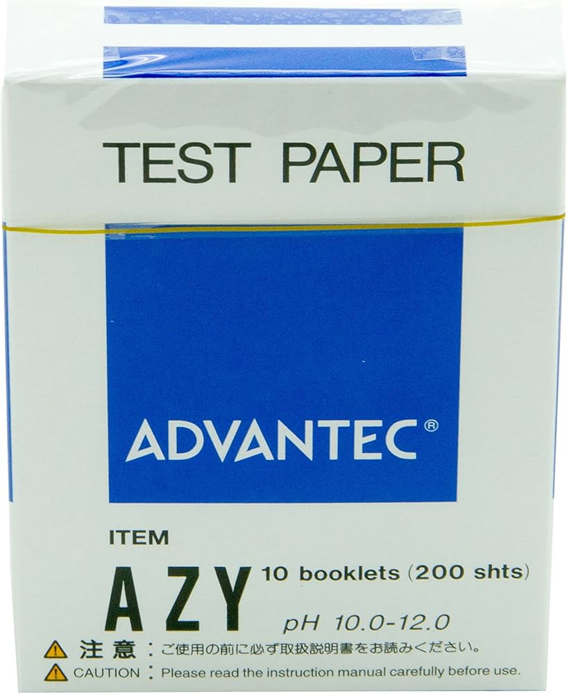 Amazon | アドバンテック東洋 pH試験紙 ブックタイプ AZY (10.0~12.0