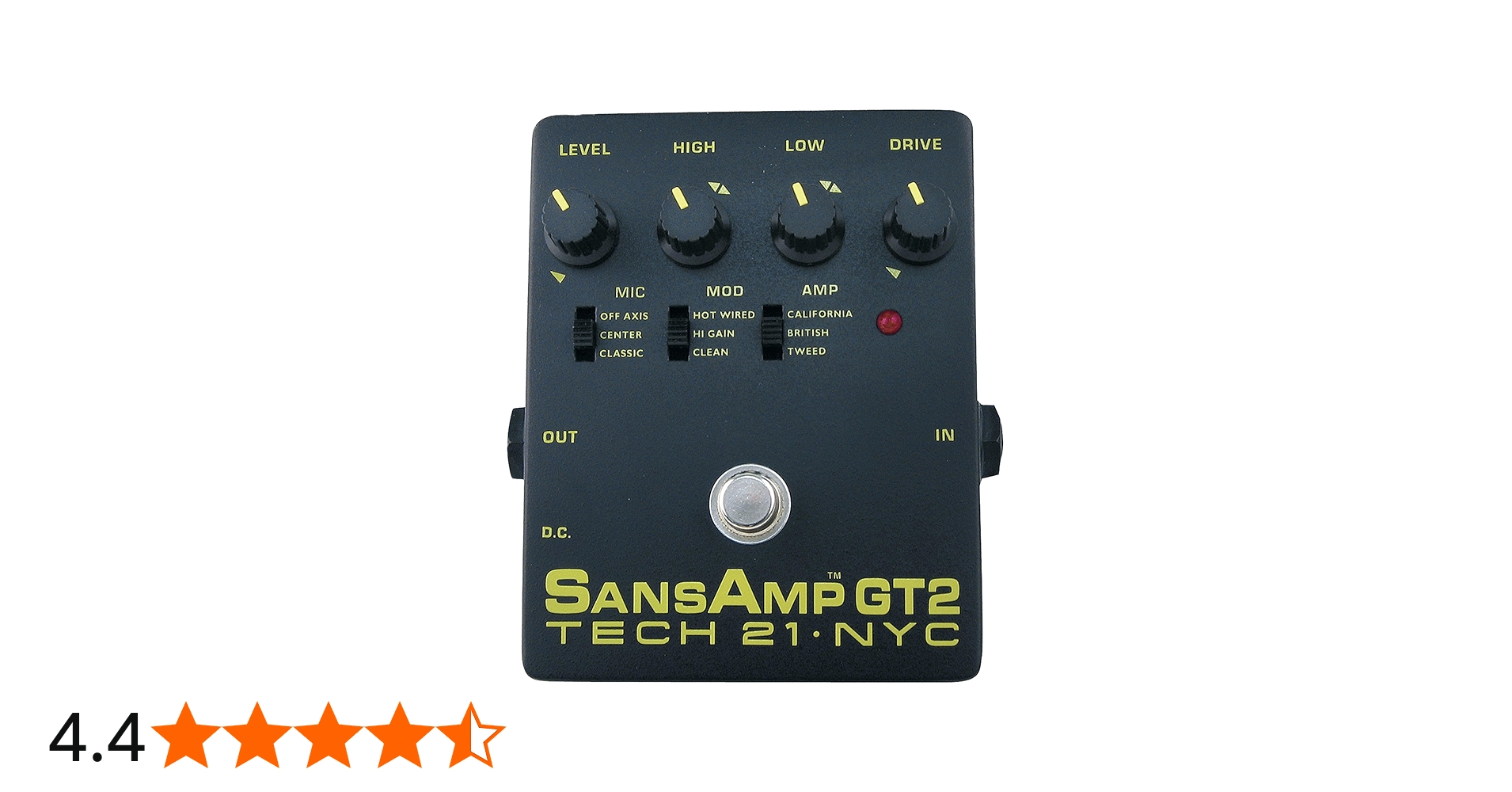 Amazon | TECH21 SANSAMPギター用 チューブアンプ・シミュレーター GT2