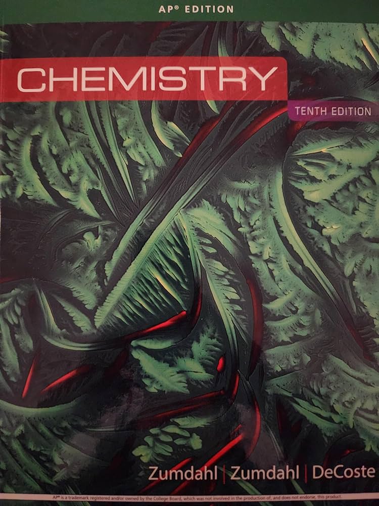 Amazon.com: Chemistry AP Edition, 10th: 9781305957732: Zumdahl: Books