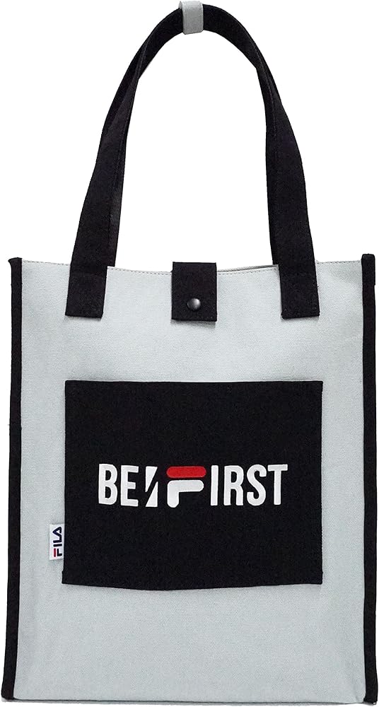 Amazon | FILA FILAxBE:FIRST トートバッグ グレー | トートバッグ