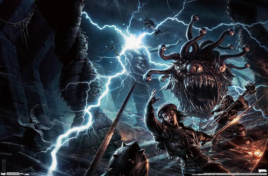 Amazon.com: Trends International Dungeons and Dragons - Battle