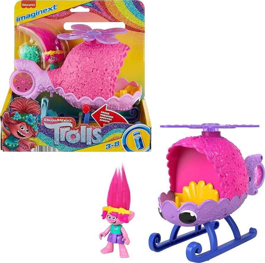 Amazon.com: Fisher-Price Imaginext DreamWorks Trolls Toys Poppy's