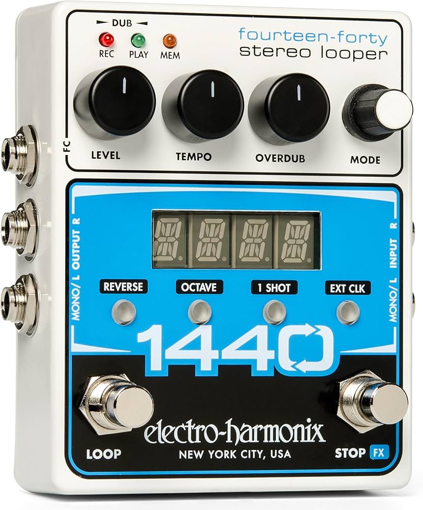 Amazon.com: Electro-Harmonix 1440 Stereo Looper Pedal : Musical
