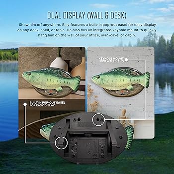 Amazon.com: Big Mouth Billy Bass Singing Fish Gift Set with