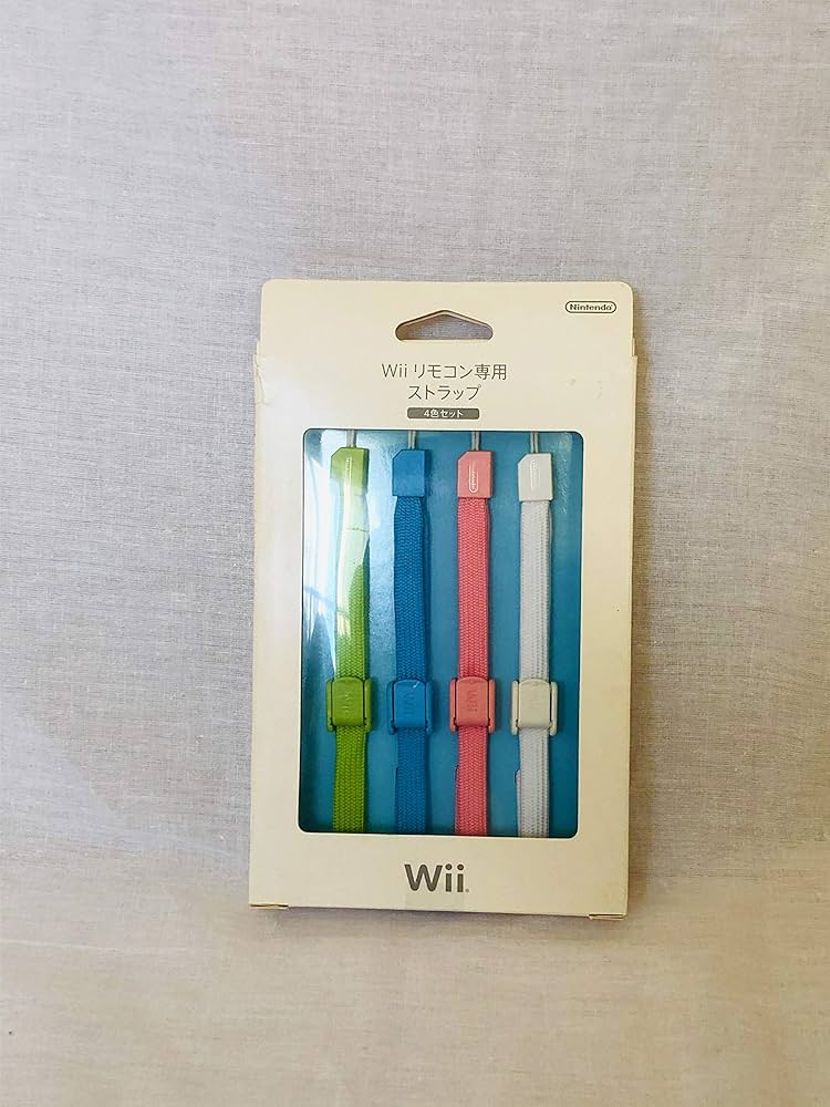 Amazon | Wiiリモコン専用 ストラップ (4色セット) | コントローラー