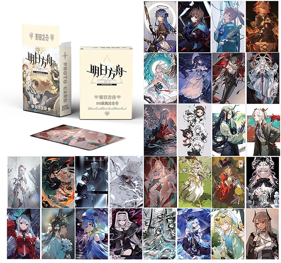 Amazon.co.jp: 明日方舟 アークナイツ LOMOカード 50枚入り 反射カード