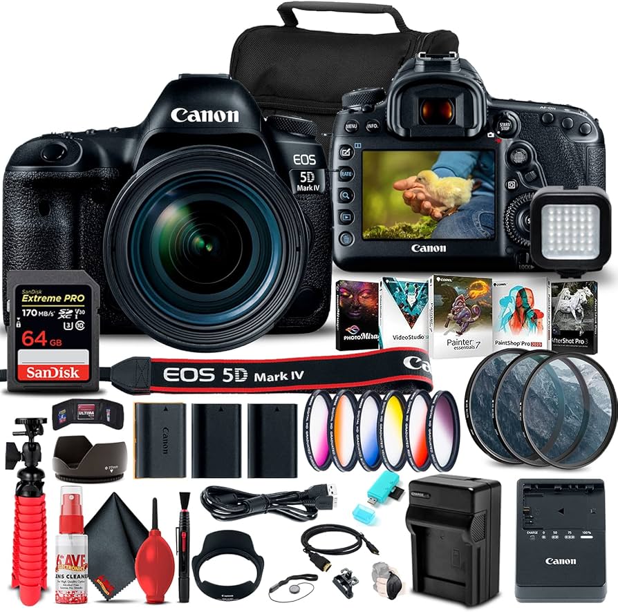Amazon.com : Canon EOS 5D Mark IV DSLR Camera with 24-70mm f/4L
