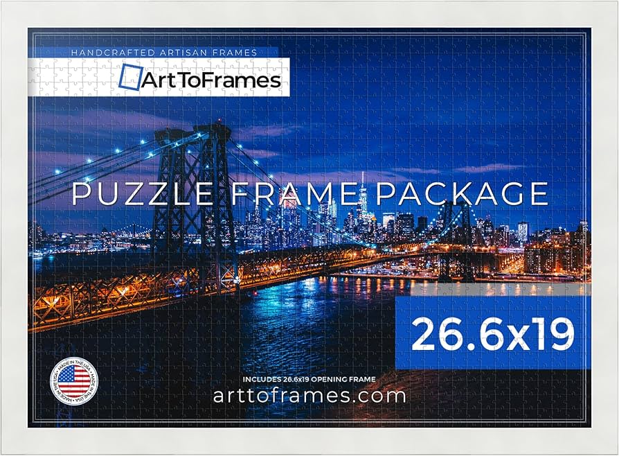 Amazon.com - ArtToFrames 26.6x19 INCH/68x48 CM White Frame for