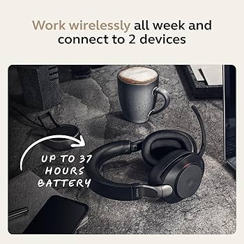 Amazon.com: Jabra Evolve2 85 Wireless PC Headset – Noise