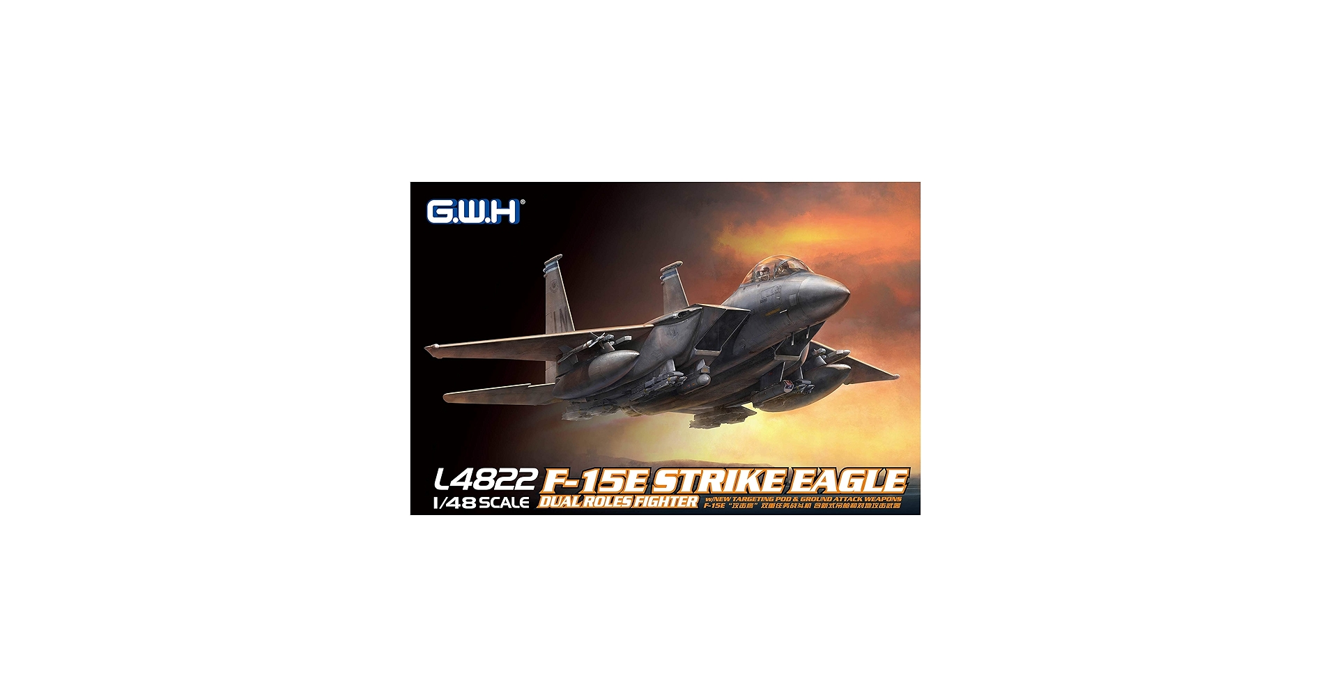 Amazon.com: Great Wall Hobby 1/48 F-15E Strike Eagle Dual Roles