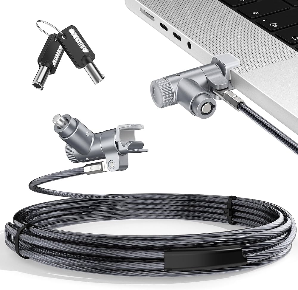 Amazon | AboveTEK | MacBook Pro用セキュリティワイヤー | ワイヤー