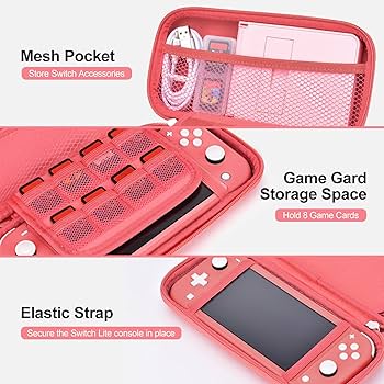 Amazon.com: innoAura Switch Lite Case 18-in-1 Accessories Bundle