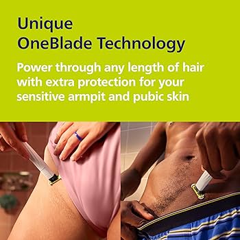 Amazon.com: Philips Norelco OneBlade Intimate, Designed For Pubic