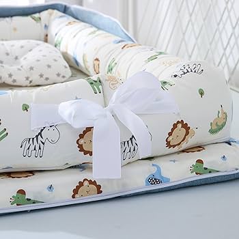 Amazon.co.jp: Luddy ベビーベッド 新生児 枕付き ベッドインベッド