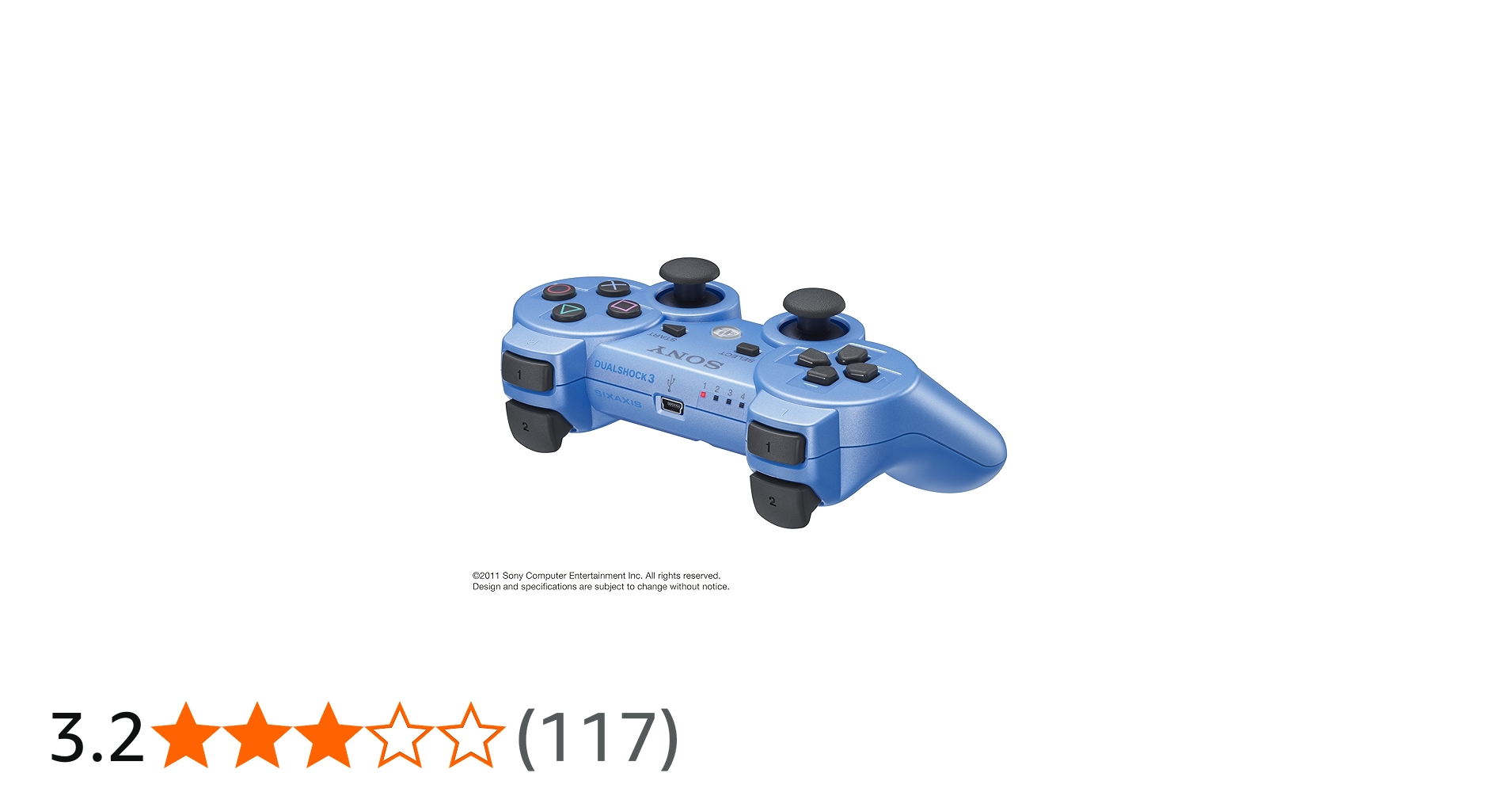 Amazon.co.jp: PS3 Wireless Controller DualShock 3 Candy blue