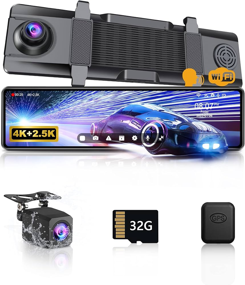 Amazon.co.jp: ドライブレコーダー ミラー型【最新 4K+2.5K登場