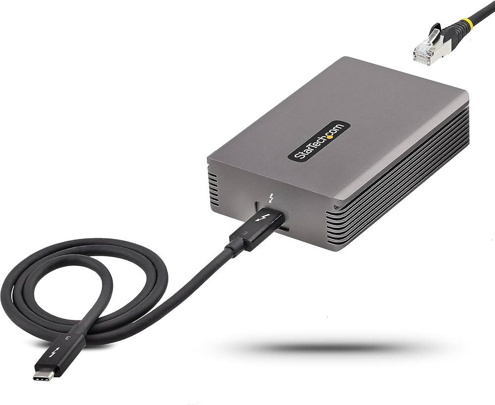 StarTech.com Thunderbolt 3 to Ethernet Adapter, 10GbE, Multi