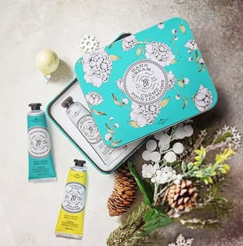 Amazon.com : La Chatelaine Hand Cream Trio Tin Gift Set, Natural