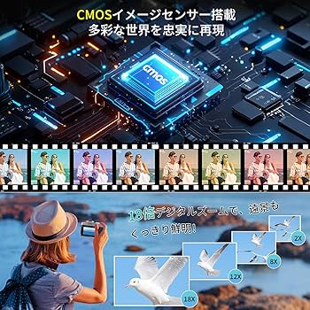 Amazon | 【2026年最強6K録画】 デジタルカメラ 8400万画素デジカメ