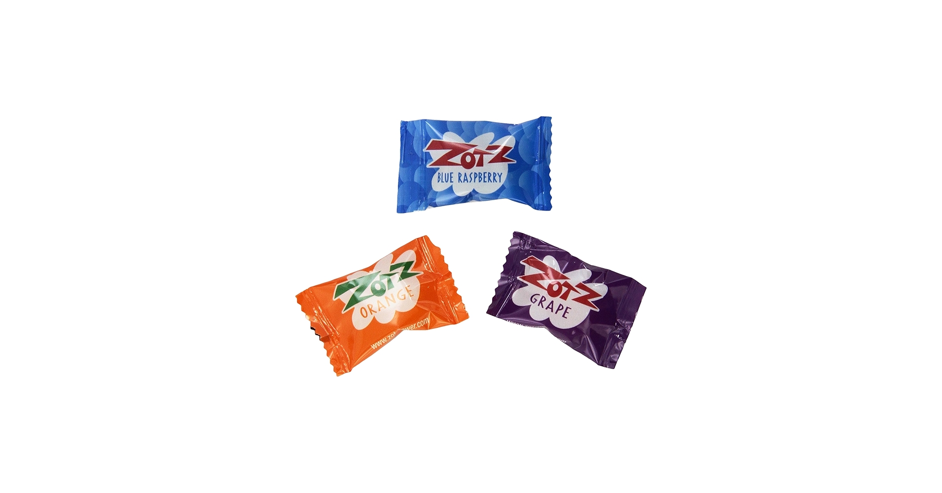 Amazon.com : Zotz Fizz Sour Candy - Blue Razz, Orange & Grape 48ct