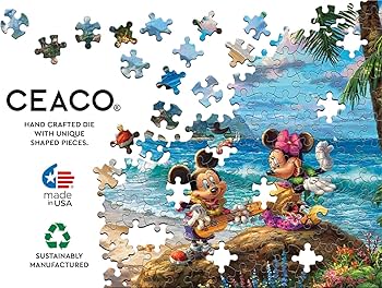 Amazon | Ceaco - トーマス・キンケード - ディズニー - ハワイの