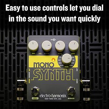 Amazon.com: Electro-Harmonix Mono Synth Guitar Synthesizer Pedal