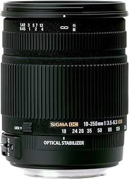 Amazon.co.jp: Sigma 18-250mm f3.5-6.3 DC MACRO OS HSMレンズ (認定