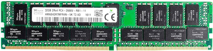 SK HYNIX 32GB PC4-2666V-R DDR4 Registered ECC 2RX4 Memory