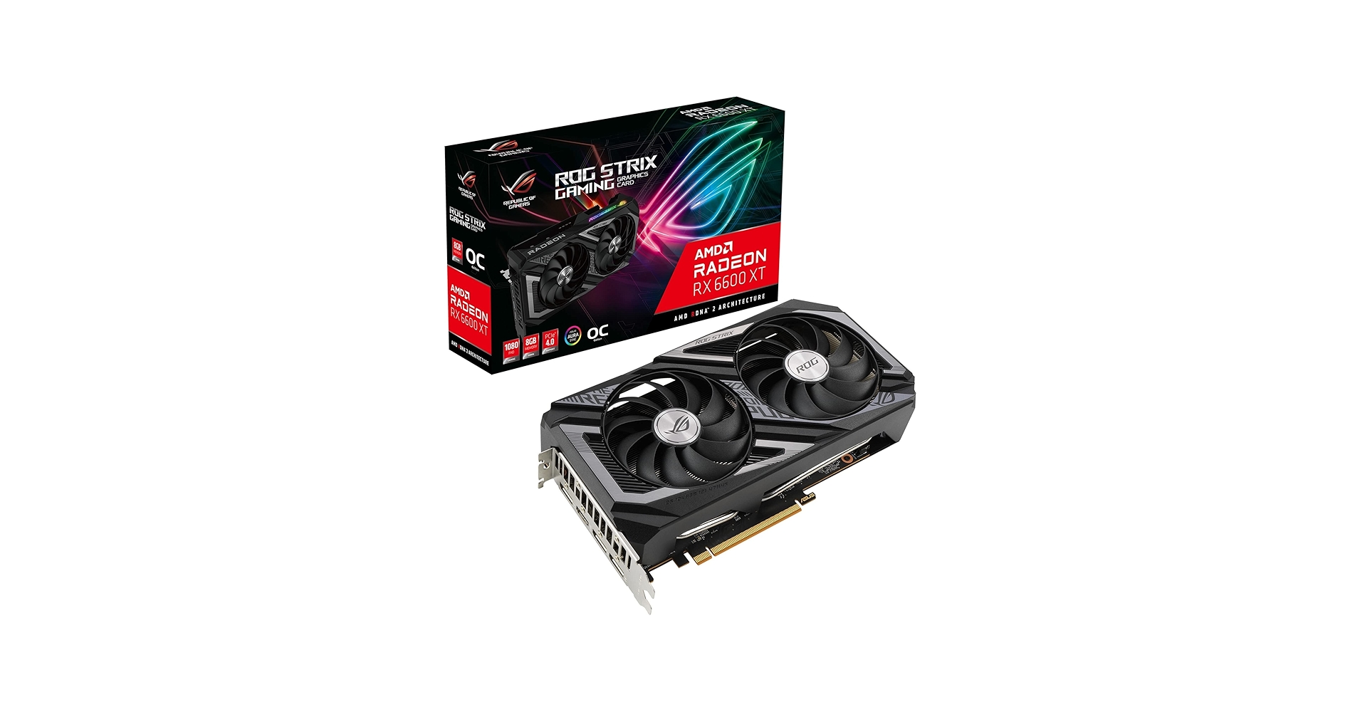 Amazon.com: ASUS ROG Strix AMD Radeon RX 6600 XT OC Edition Gaming