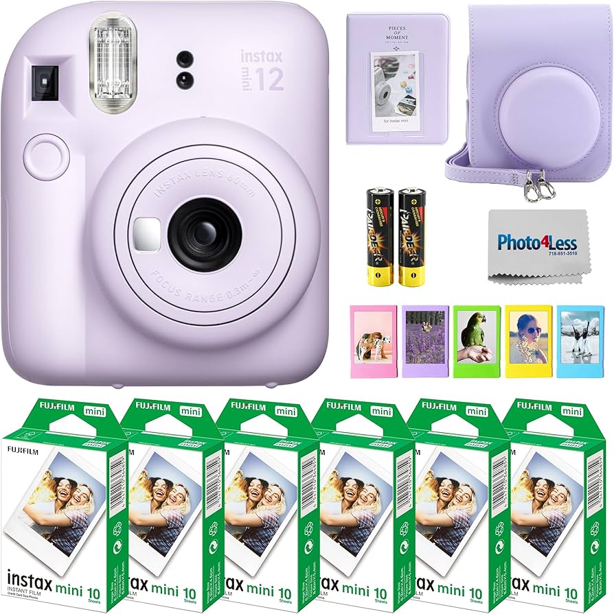Amazon.com : Fujifilm Instax Mini 12 Instant Camera Bundle with