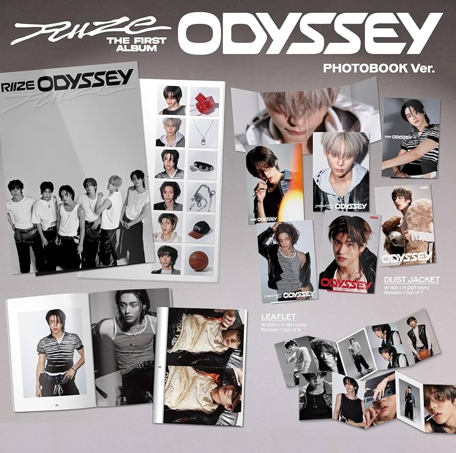 Amazon.com: RIIZE Odyssey [Photobook Ver.] 1st Album (SHOTARO ver