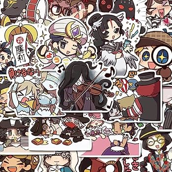 Amazon.co.jp: UWU IdentityV 第五人格 ステッカー 110枚 非公式 防水