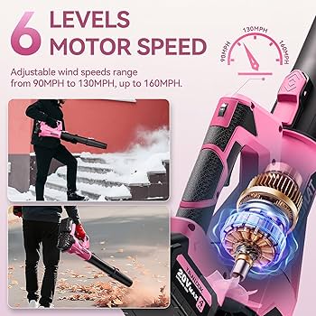 Amazon.com: Cordless Leaf Blower 21V with 2×4.0Ah Batteries & 1