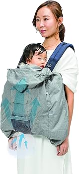 Amazon | BabyHopper ベビーホッパー 空調抱っこひもカバー® グレー