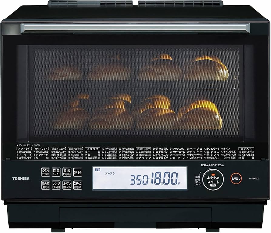 Amazon | 東芝(TOSHIBA) 過熱水蒸気オーブンレンジ 30L 石窯ドーム 350