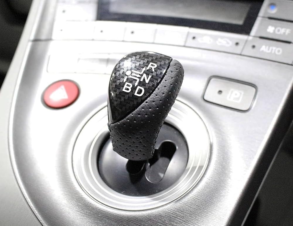 Amazon.co.jp: 30プリウス カーボン調 シフトノブ 純正形状 パンチング