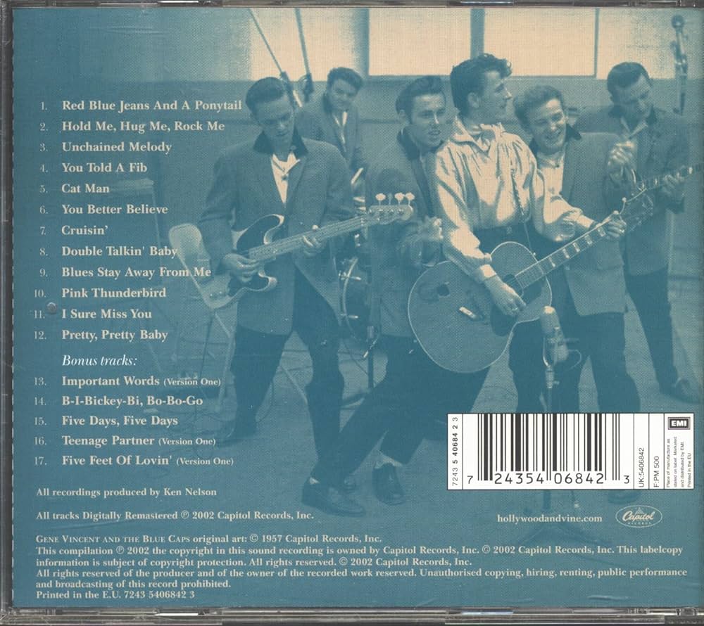 Amazon.co.jp: Gene Vincent & His Blue Caps: ミュージック
