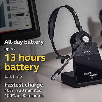 Amazon.com: Jabra Engage 65 Wireless Headset, Mono – Telephone
