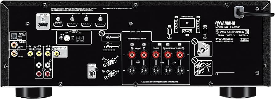 Amazon.co.jp: ヤマハ(YAMAHA) AVレシーバー ブラック RX-V385(B
