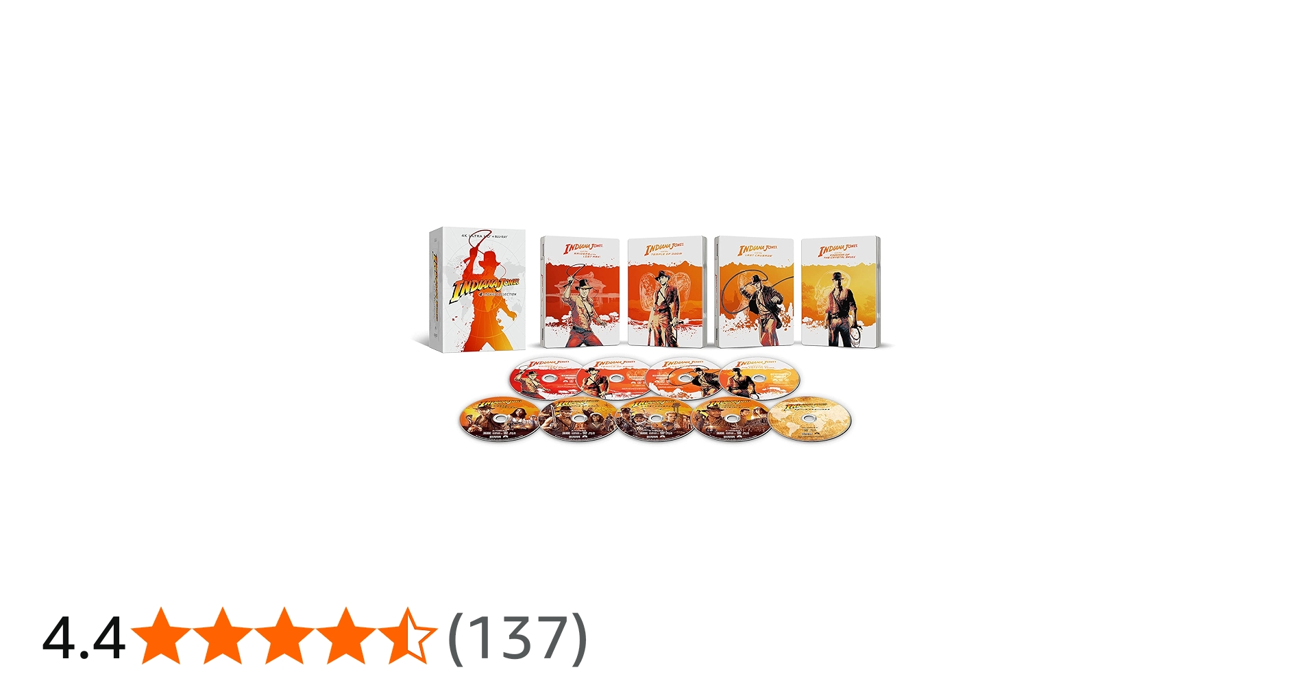 Amazon.co.jp: インディ・ジョーンズ 4ムービーコレクション 40th