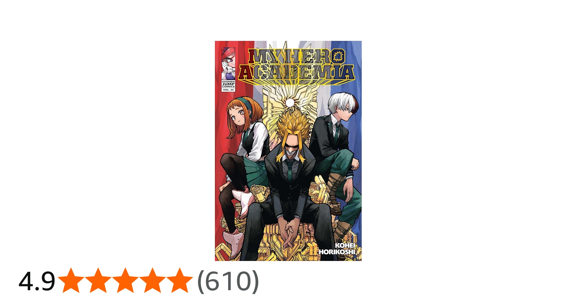 Amazon | My Hero Academia, Vol. 39 | Horikoshi, Kohei | Shonen (Boys)