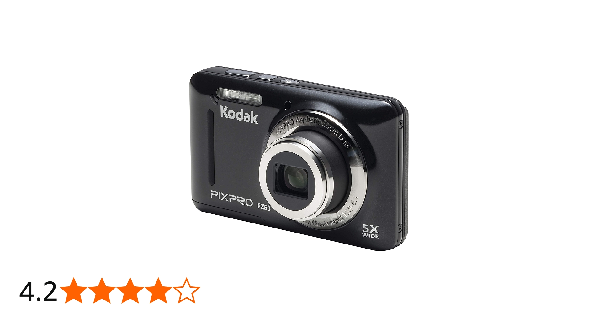 Amazon | Kodak PIXPRO Friendly Zoom FZ53 16 MP Digital Camera with