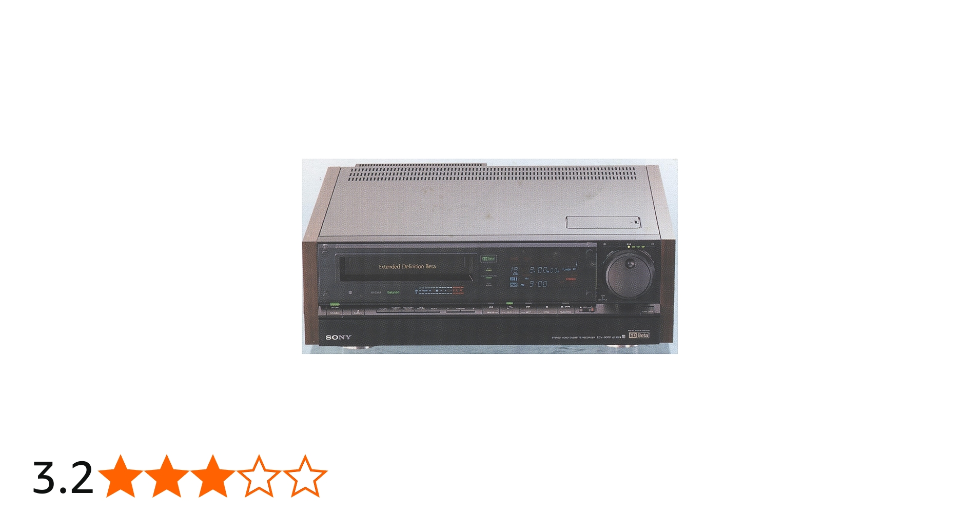 Amazon | SONY EDV-9000 EDベータビデオ | VHSビデオデッキ 通販