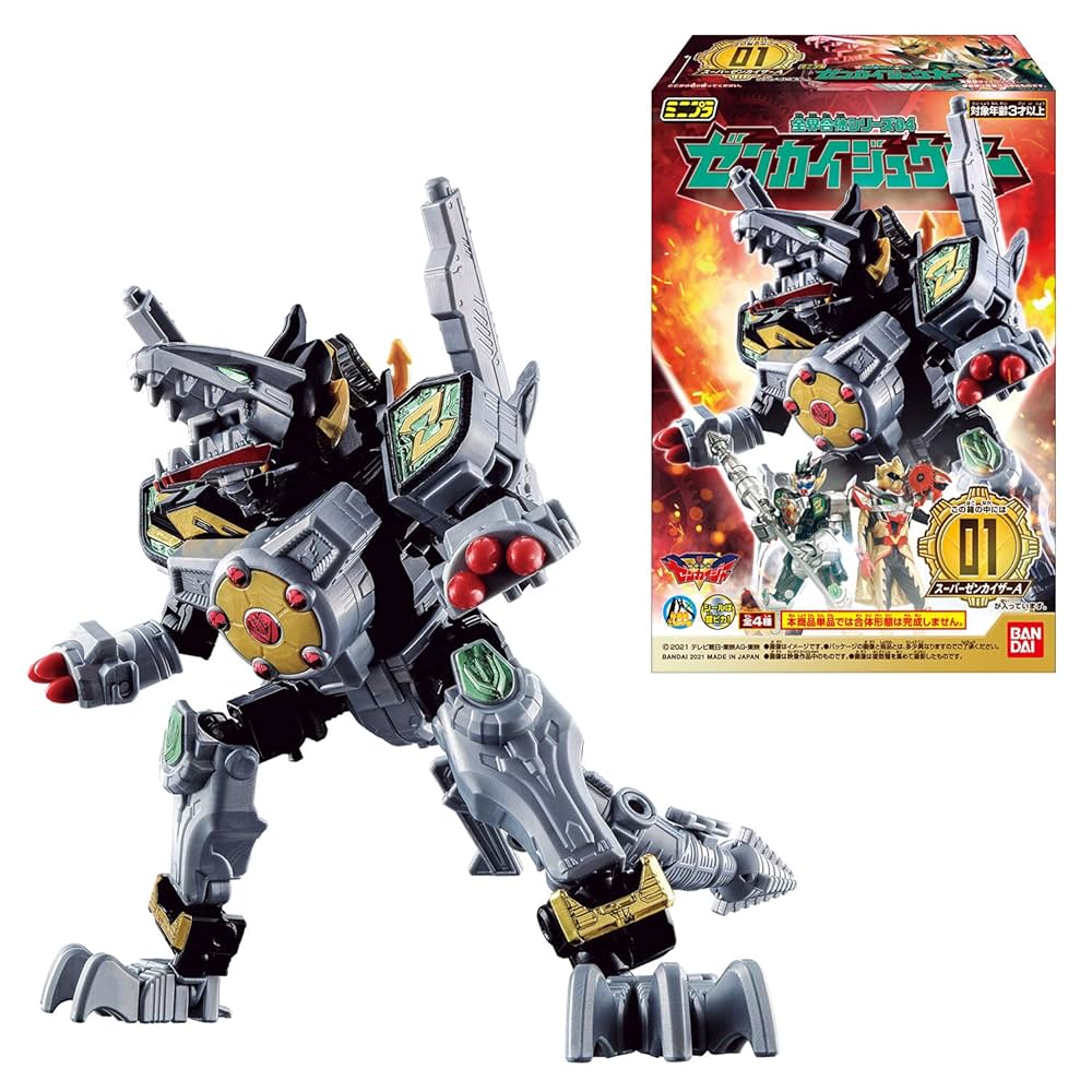 百獣戦記 ジュウカイザー フィギュア プラモ 食玩 カバヤ クロスアップ