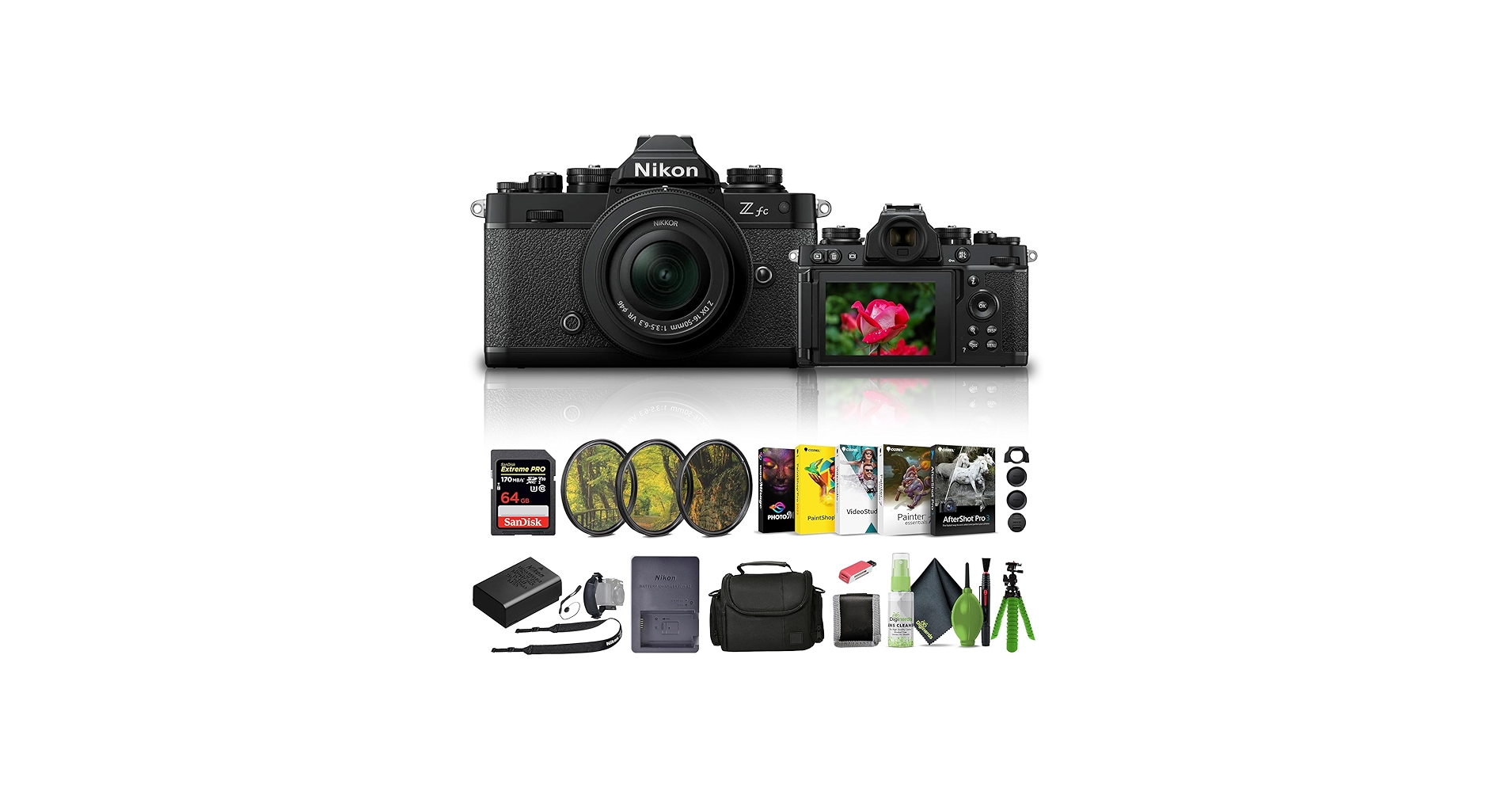 Amazon.com: Nikon Zfc Mirrorless Camera with 16-50mm Lens (1675) +