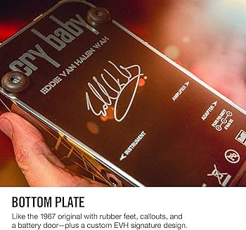 Amazon.com: Jim Dunlop Cry Baby EVH Wah : Musical Instruments